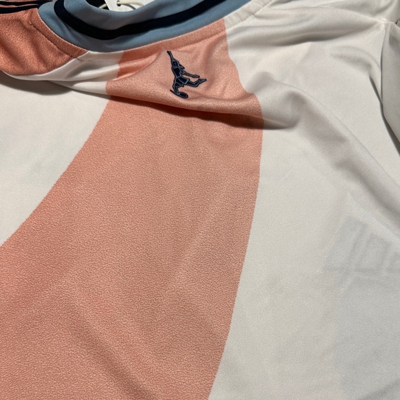 Adidas Pastel Soccer Jersey with Logos - Picture 4 of 5